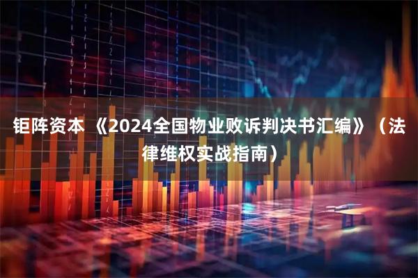 钜阵资本 《2024全国物业败诉判决书汇编》（法律维权实战指南）